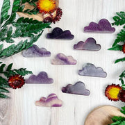 Rainbow Fluorite Cloud Carving