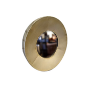 Mirror Metal Ivory Finish - Round - Sold Individually by Homeportonline