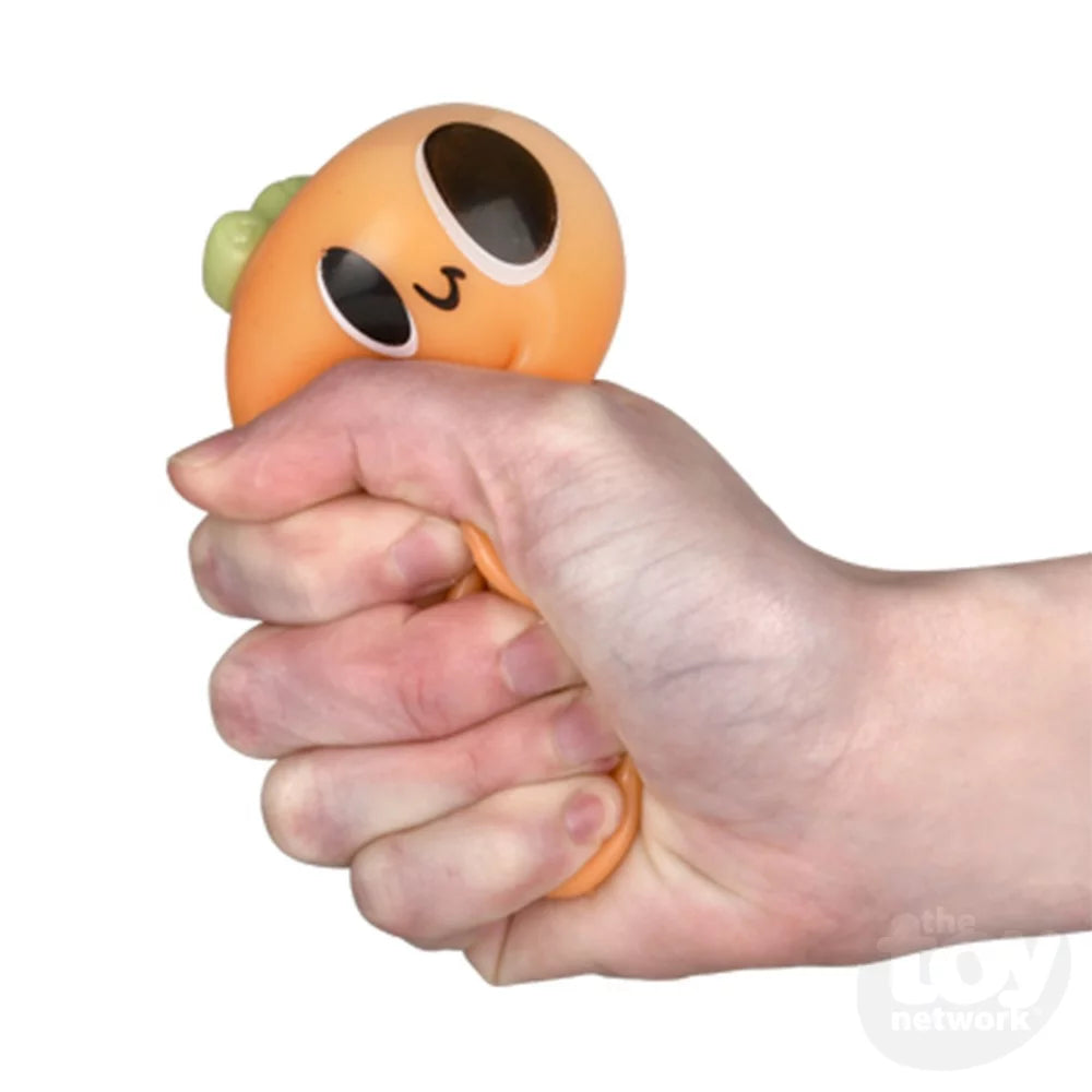 Easter Squish & Stretch Carrot 3.5" Sold Individually by Homeportonline