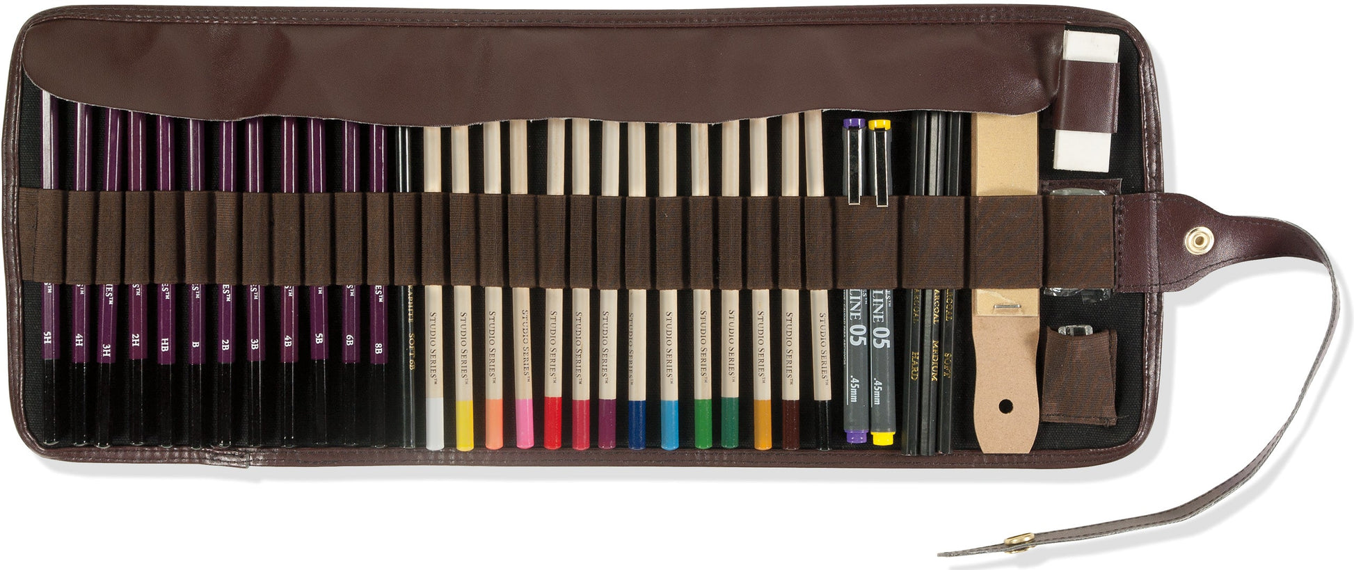 Art Center Pencil Wrap Roll Up Canvas (Pencils Not Included) by Homeportonline