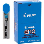 Pilot 0.7mm Mechanical Pencil Refills  HB Leads  60mm Length  12 per Tube (60009)