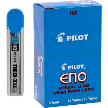 Pilot 0.7mm Mechanical Pencil Refills  HB Leads  60mm Length  12 per Tube (60009)