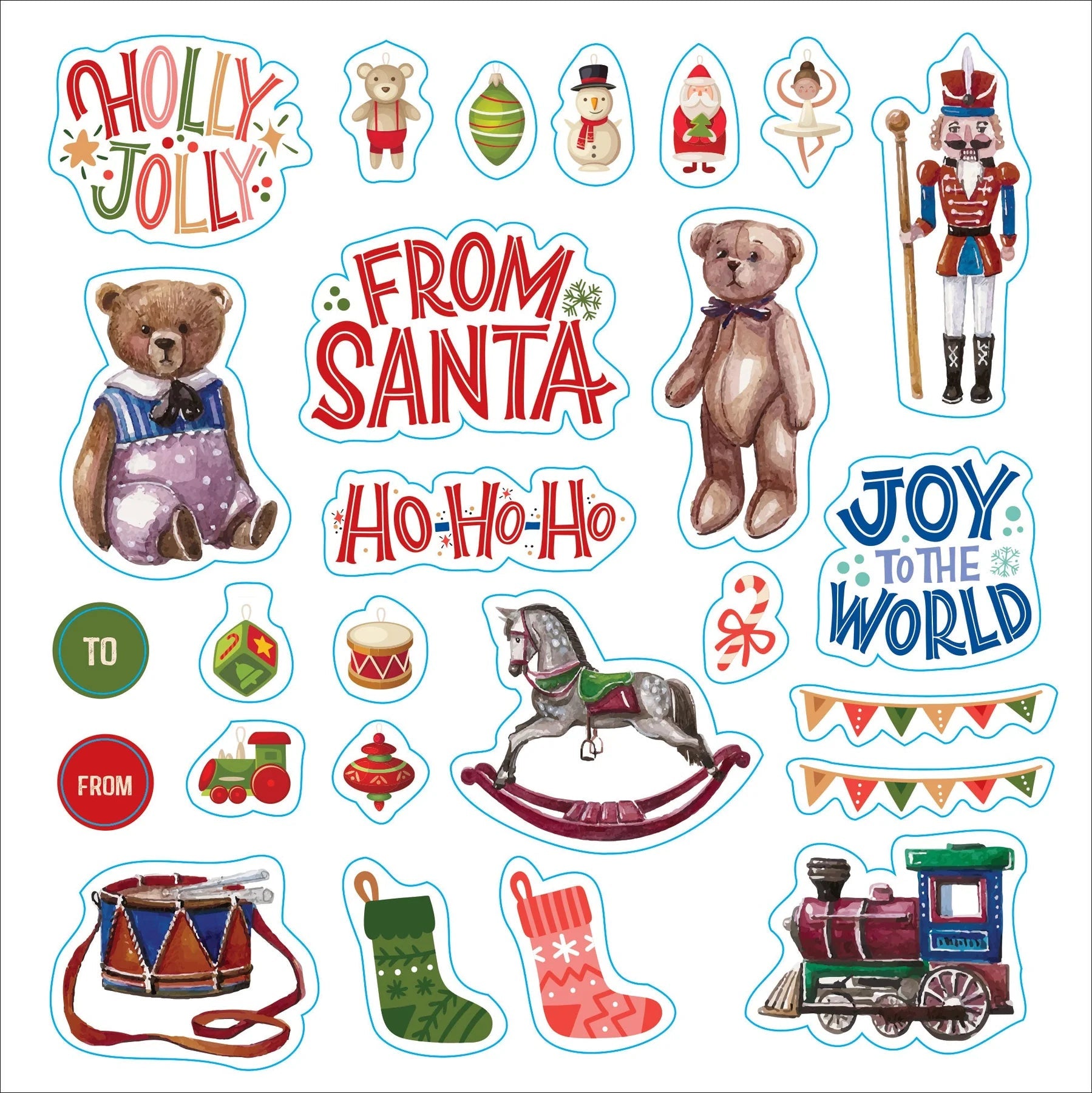 Sticker Book Christmas Merry & Bright! by Homeportonline
