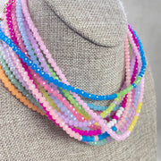 Crystal Beaded Delicate Necklace