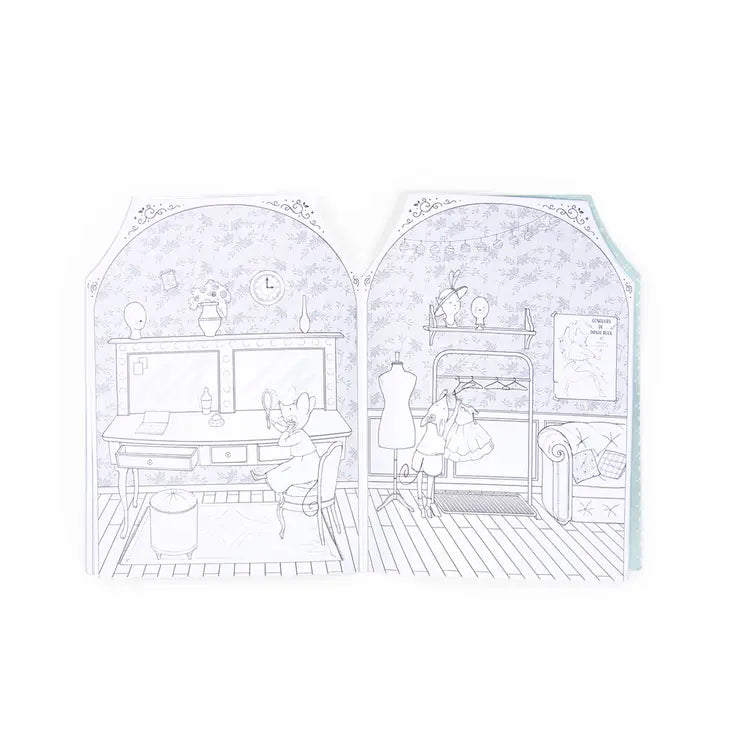 Little School of Dance Coloring & Sticker Book