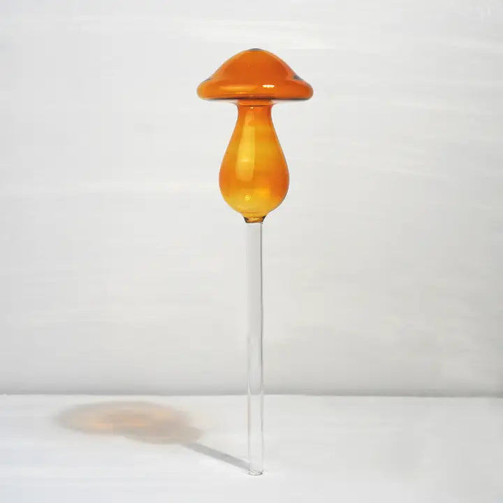 Mushroom Self Watering Glass