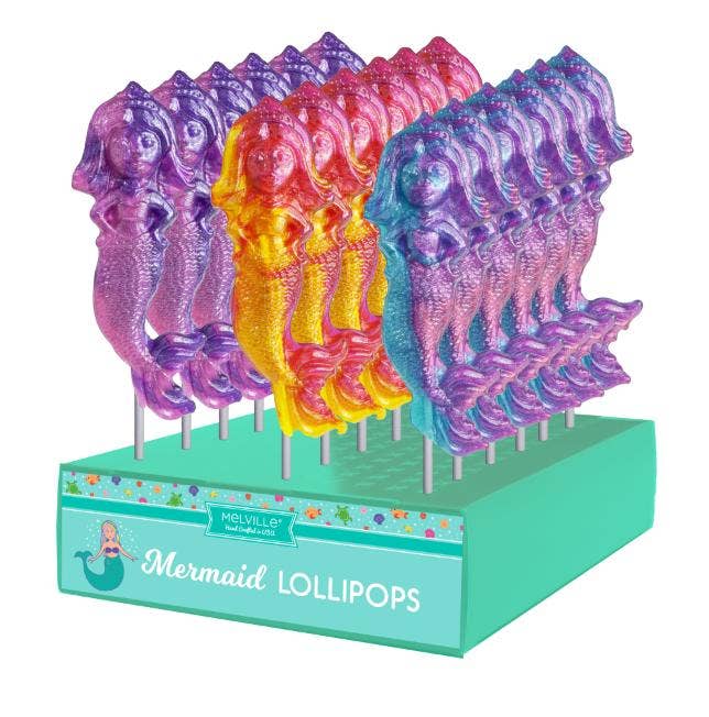 Glitter Swirl Mermaid Lollipops by SidePony Boutique