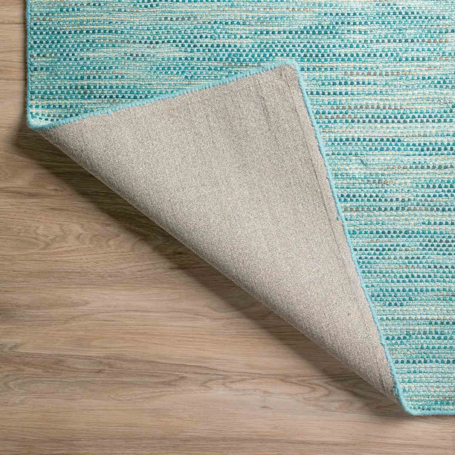 Zion Rug Teal 5' X 7'6" by Homeportonline