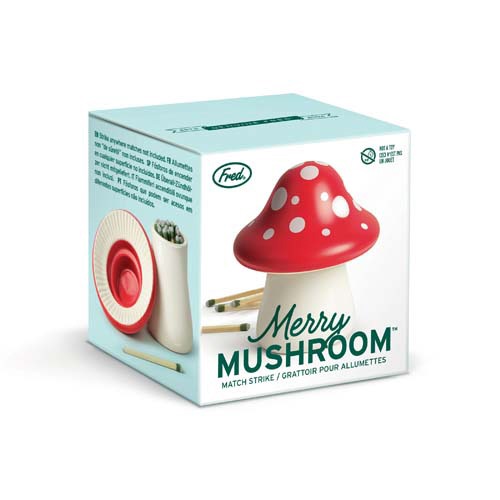Match Holder - Merry Mushroom by Homeportonline