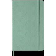 Colored Patterned Hard Cover Notebook, 5" x 8-1/4", Ruled/Lined, Sage Green, Total Qty 1