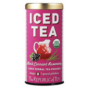 Black Currant Rosemary Iced Tea Pouches by Kiss the Cook