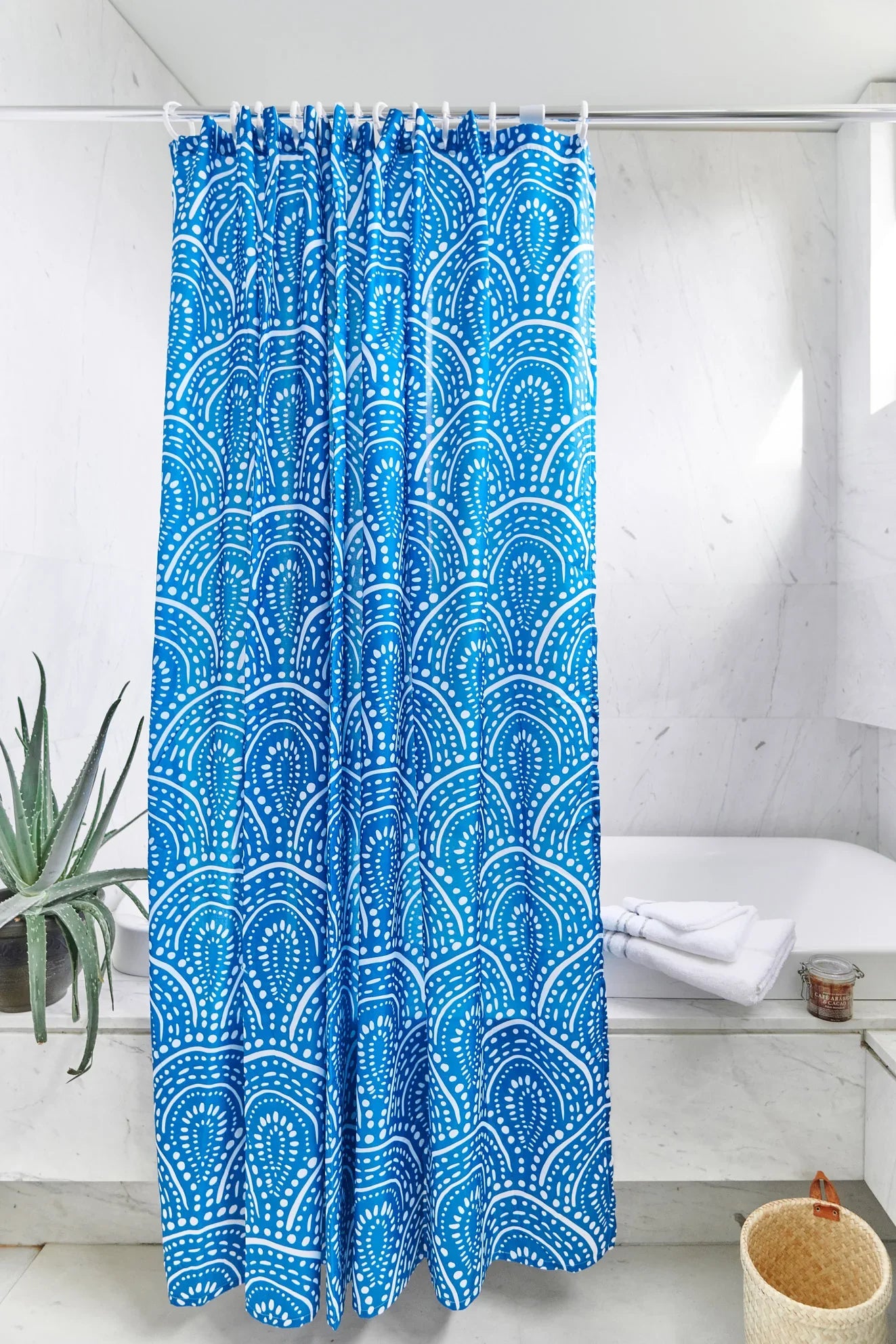 Shower Curtain - Joy - Blue by Homeportonline