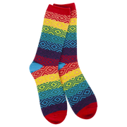 Socks - World's Softest Gem Crew Rainbow Multi by Homeportonline