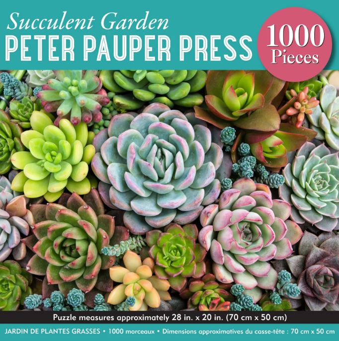 Puzzle 1000 Piece Succulent Garden by Homeportonline