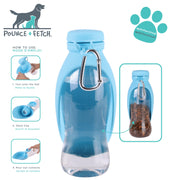 Pet Travel Bottle - Blue by Homeportonline