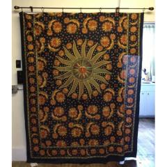 Tapestry Twin Size Celestial Napthol Black by Homeportonline