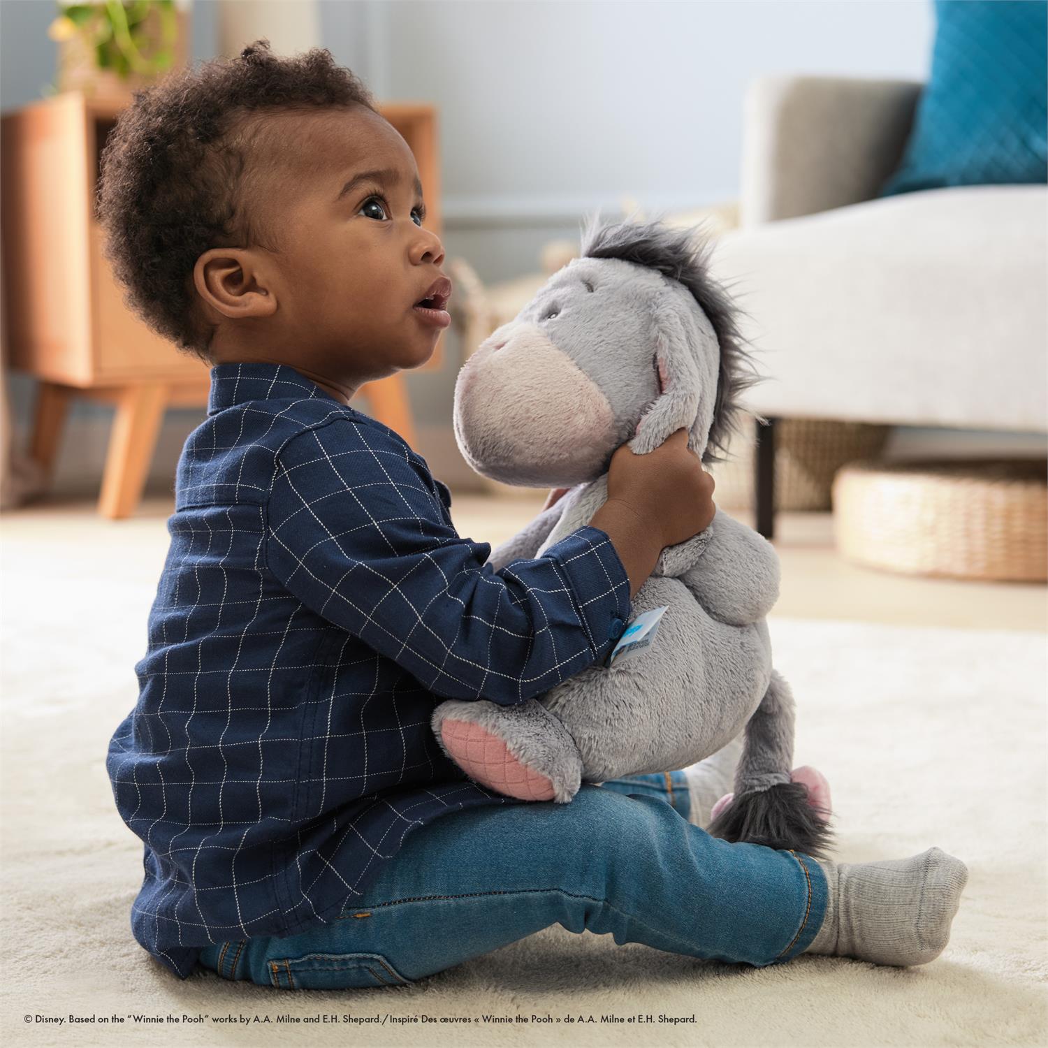 Plush Disney Oh So Snuggly Eeyore by Homeportonline