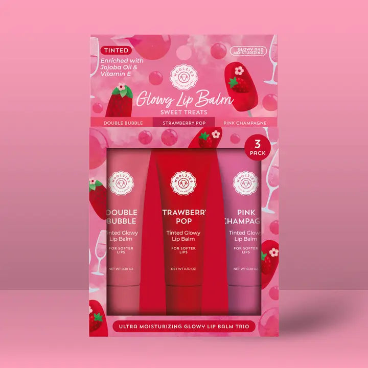 Tinted Lip Balm Tubes Trio