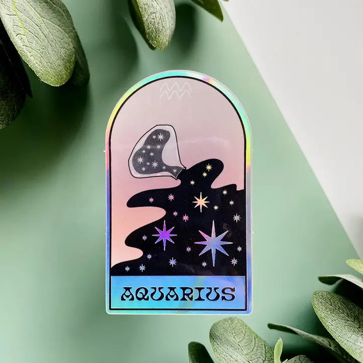 Zodiac Holographic Sticker
