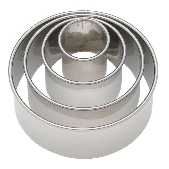 Graduated Round Cutters set of 4 by Kiss the Cook