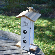 Vertical Farmhouse Bird Feeder