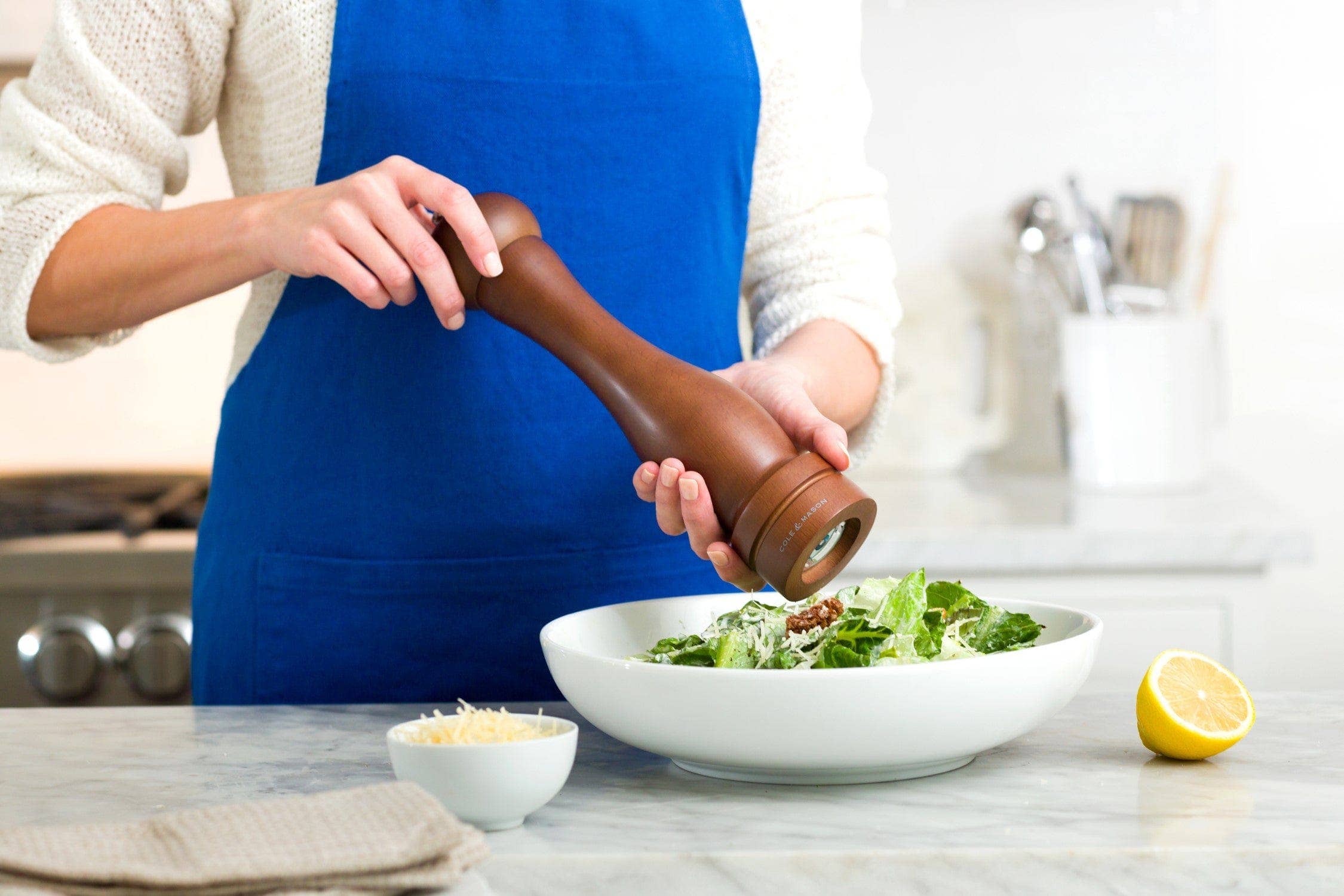 Cole & Mason Forest Capstan Precision+ Salt Mill 6.5" by Kiss the Cook