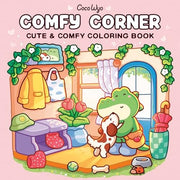 Comfy Corner: Coloring Book for Adults and Kids (Cozy Spaces Coloring)