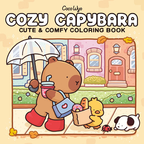 Cozy Capybara: Coloring Book for Adults and Kids (Cozy Spaces Coloring)