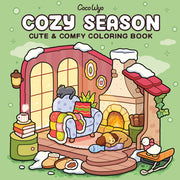 Cozy Season: Coloring Book for Adults and Kids (Cozy Spaces Coloring)
