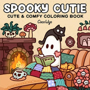 Spooky Cutie: Coloring Book for Adults and Kids (Cozy Spaces Coloring)
