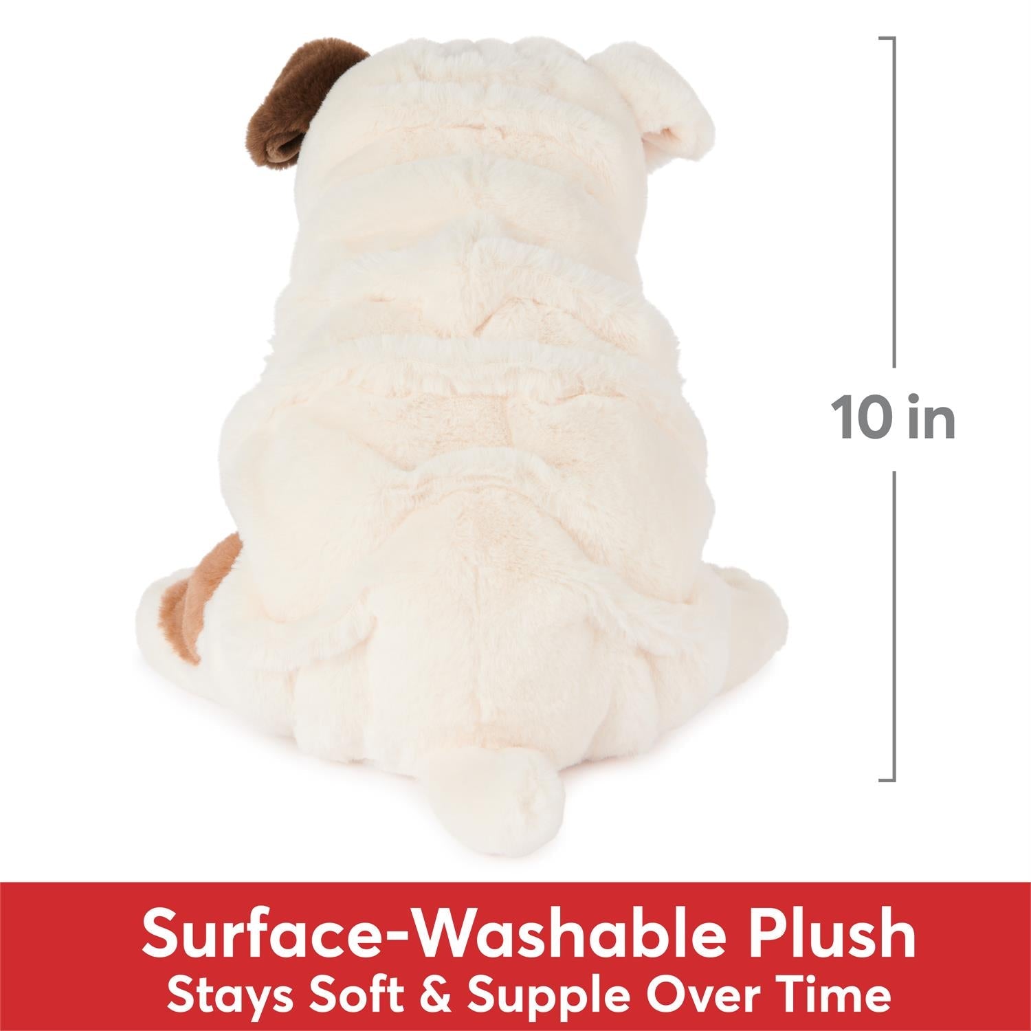 Plush Cat & Dog Collection Bulldog Toast 10" by Homeportonline