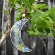 Root Studio Crescent Moon Stained Glass
