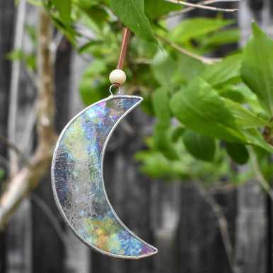 Root Studio Crescent Moon Stained Glass