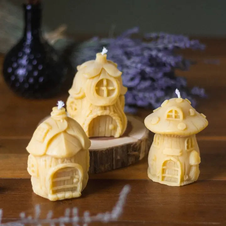 Leaf Roofed Fairy House