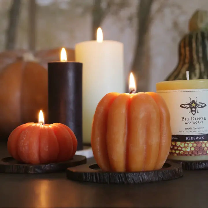 Sale!-Beeswax Pumpkin Candle