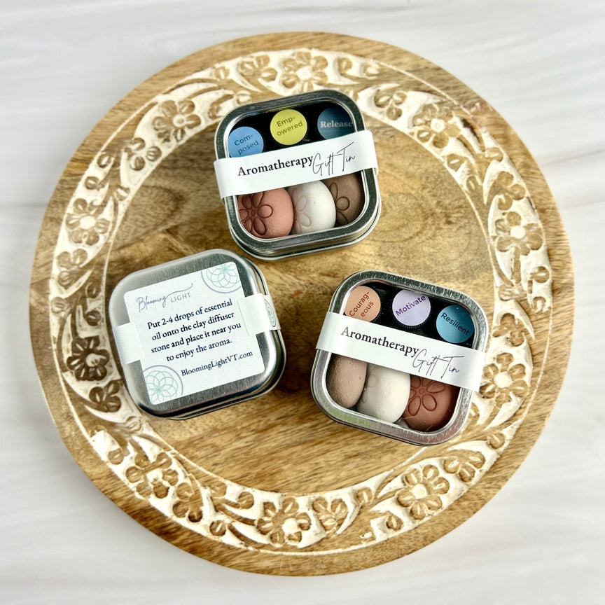 Aromatheraphy Gift Tin Set - Blooming Light Botanical Alchemy