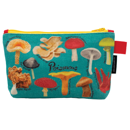 Unemployed Philosopher s Guild Mushroom Bag- 9  Canvas Zipper Pouch