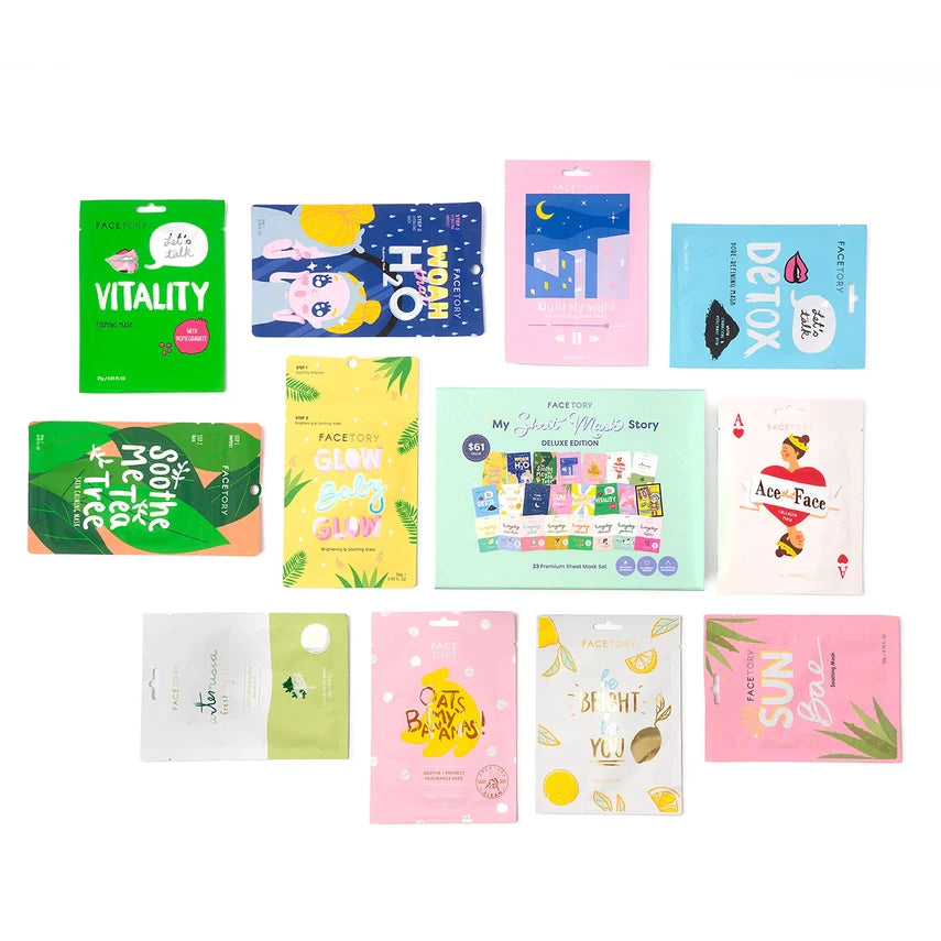 Face Mask Gift Set - My Sheet Mask Story -Set of 23