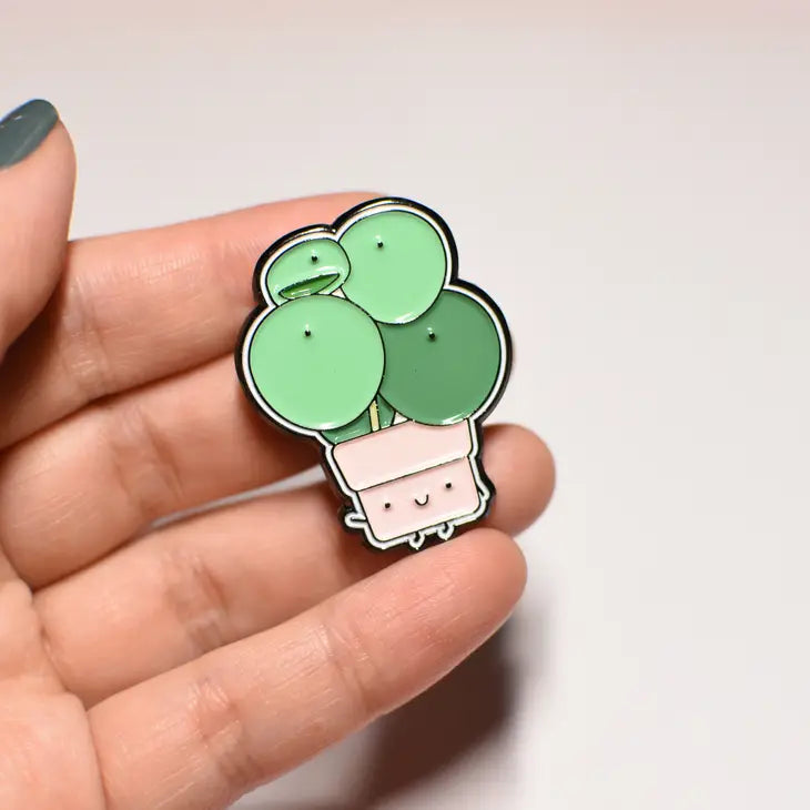 Pilea Enamel Pin by Wild Lark