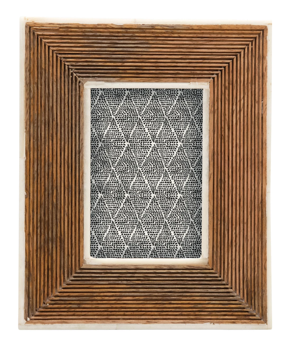 Frame Mango Wood & Bone Natural Holds 2.75"x 3.75" by Homeportonline