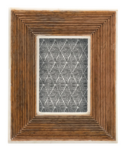 Frame Mango Wood & Bone Natural Holds 2.75"x 3.75" by Homeportonline