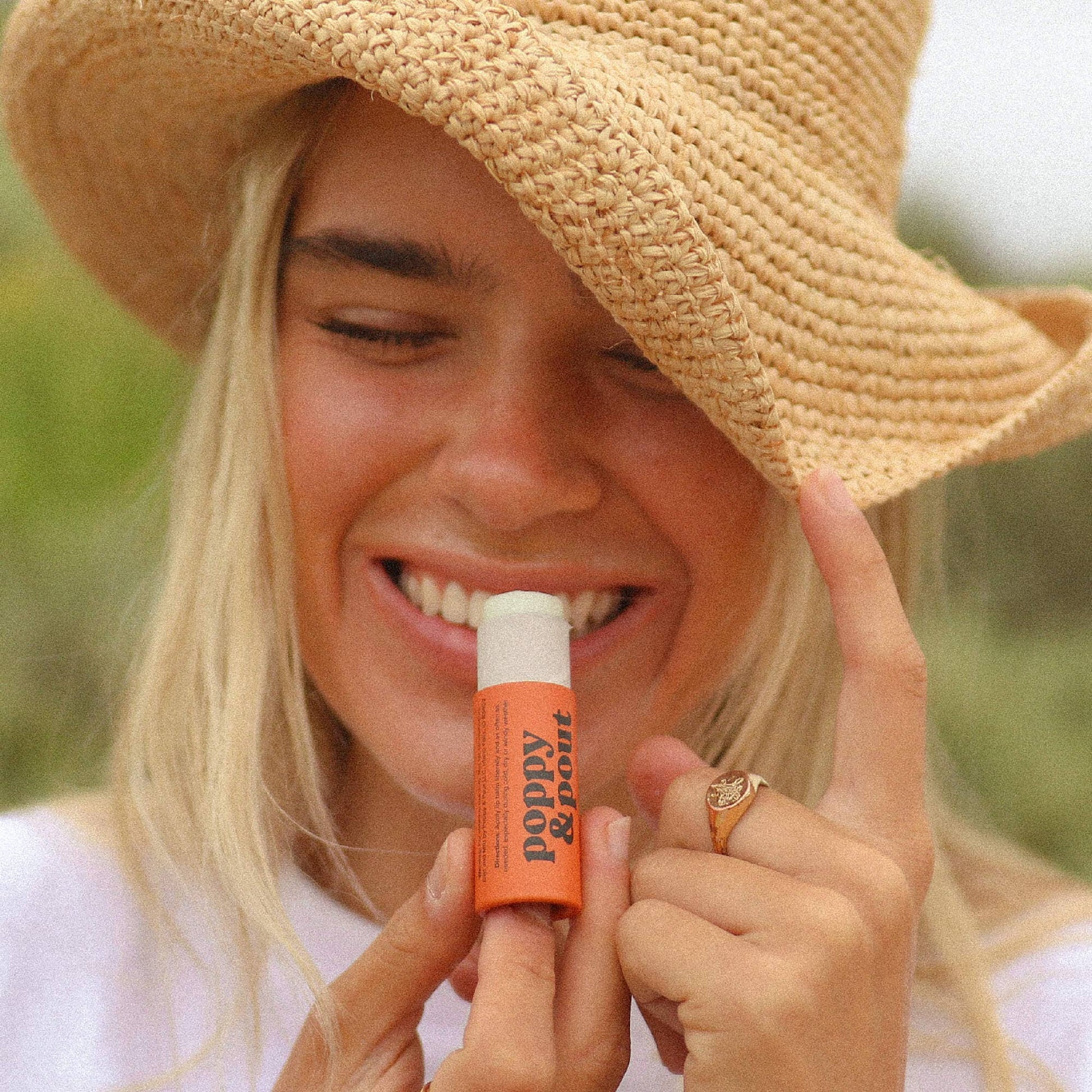 Poppy & Pout Lip Balm, Orange Blossom by Dear Lucy