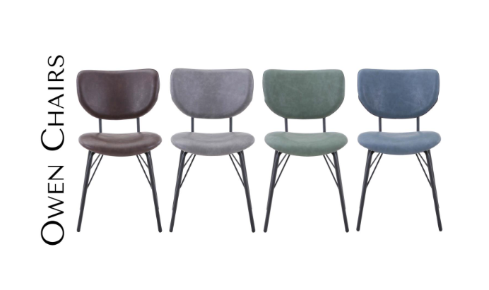 Owen Chair Dark Brown by Homeportonline