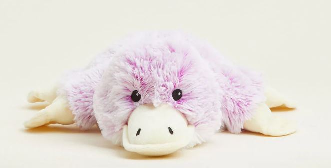 Warmies Platypus Lavender Pink by Homeportonline