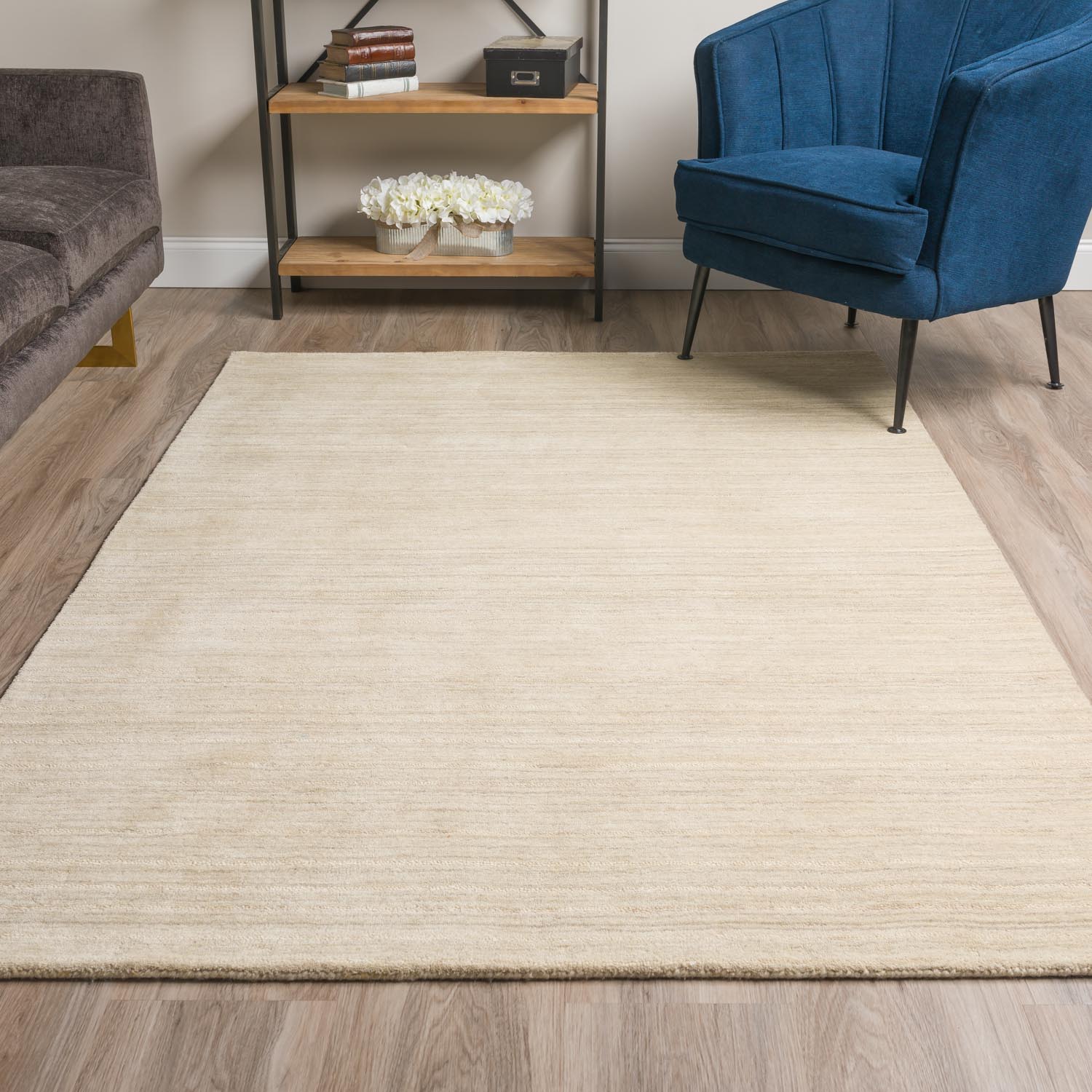 Rafia Rug Linen 3' 6"X 5'6" by Homeportonline