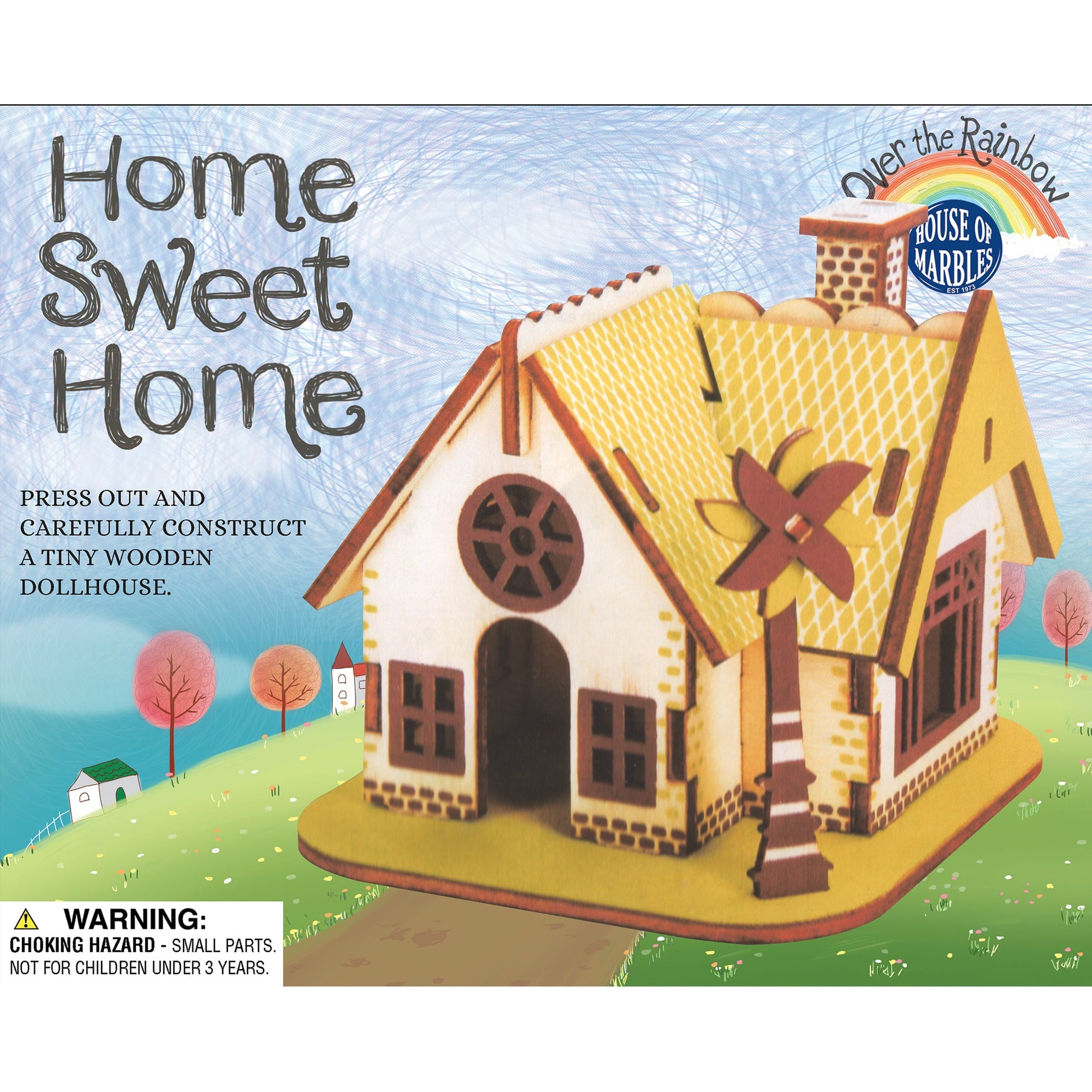 Home Sweet Home Country Farmhouse Construction Kits Wooden by Homeportonline