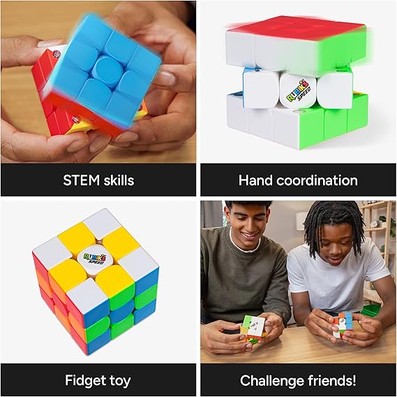 Rubik's Magnetic Speed Cube 3x3 by Homeportonline