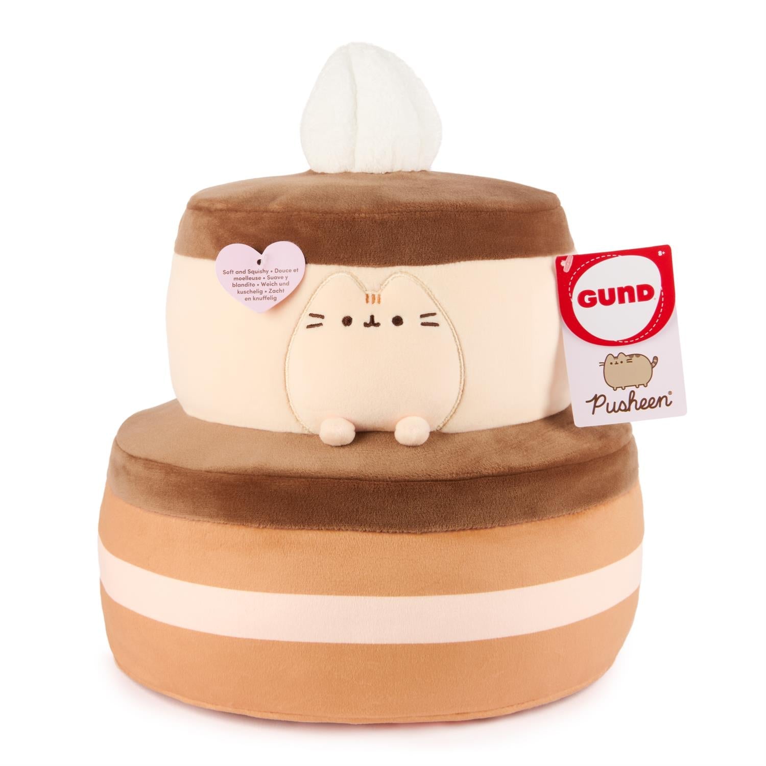 Plush Pusheen Chocolate Cake, 11" by Homeportonline