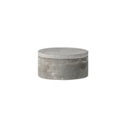 Decor Box with Lid Grey Cement Small by Homeportonline