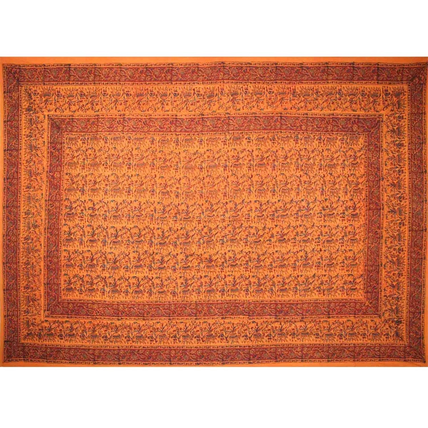 Tapestry Twin Size Overdyed Jungle Orange by Homeportonline